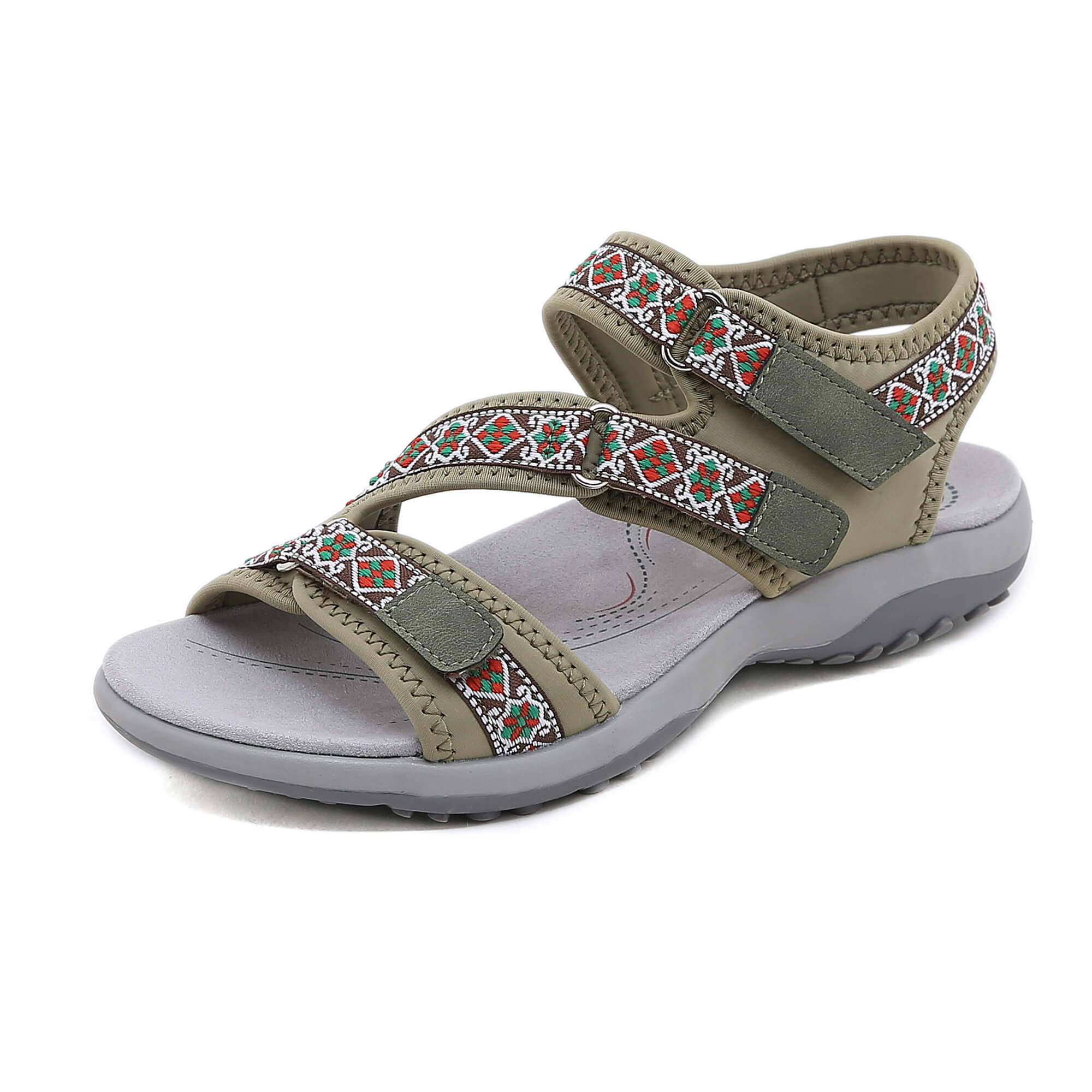 Siketu | Trekking Partner Cushioned Sandal - Olive - Image 2