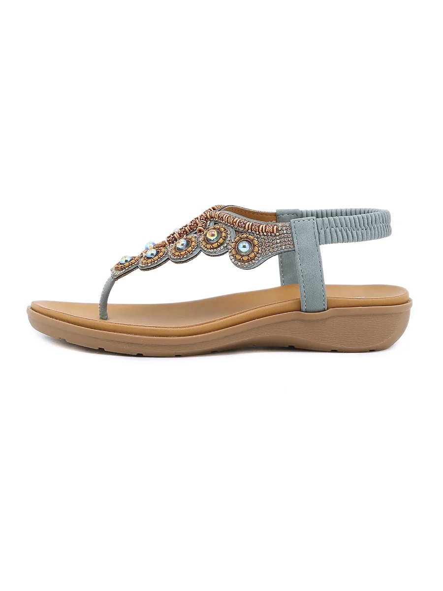SIKETU | VINTAGE V-STRAP RHINESTONE SANDAL - Image 4