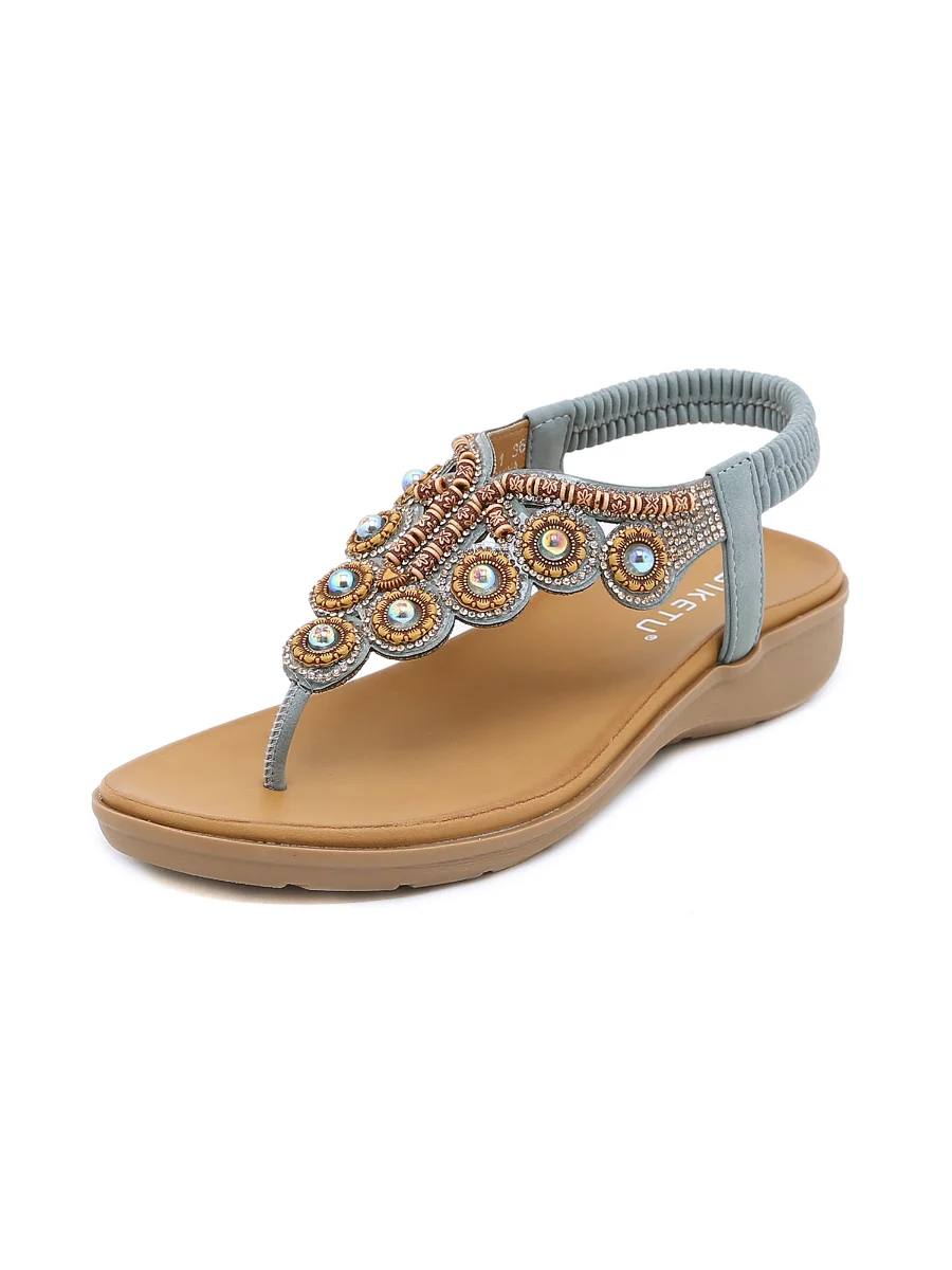 SIKETU | VINTAGE V-STRAP RHINESTONE SANDAL - Image 6