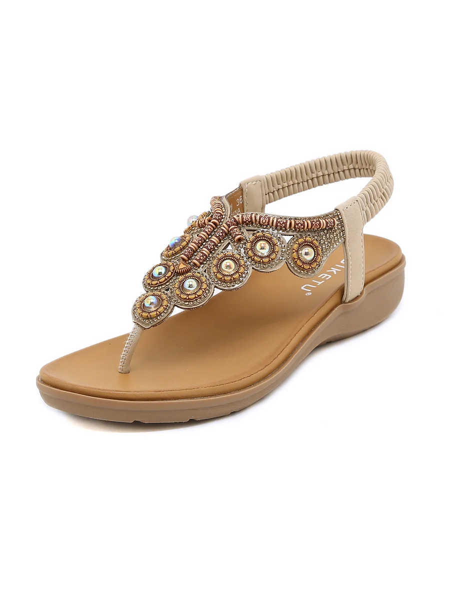 SIKETU | VINTAGE V-STRAP RHINESTONE SANDAL - Image 5