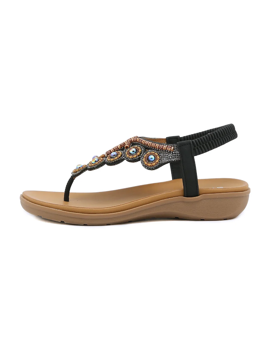 SIKETU | VINTAGE V-STRAP RHINESTONE SANDAL - Image 4