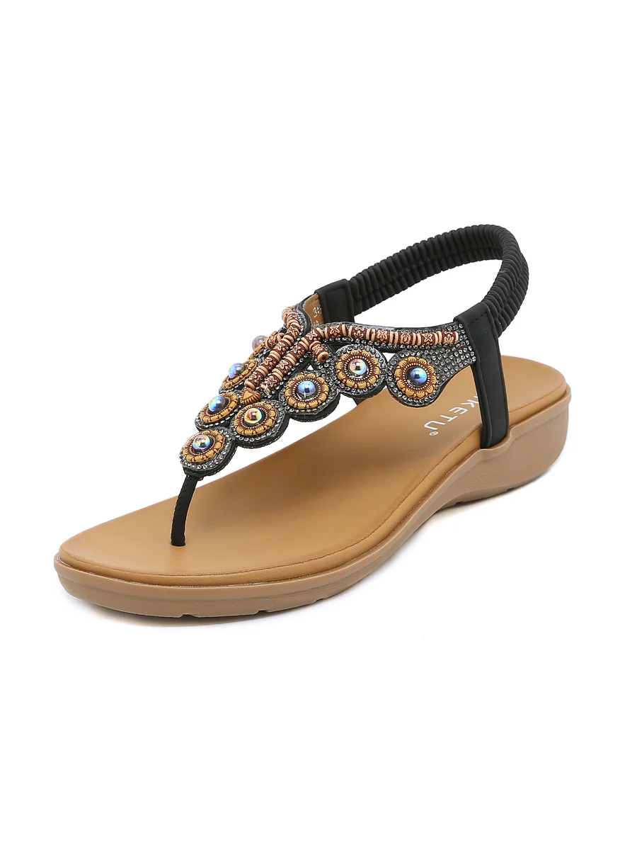 SIKETU | VINTAGE V-STRAP RHINESTONE SANDAL - Image 5