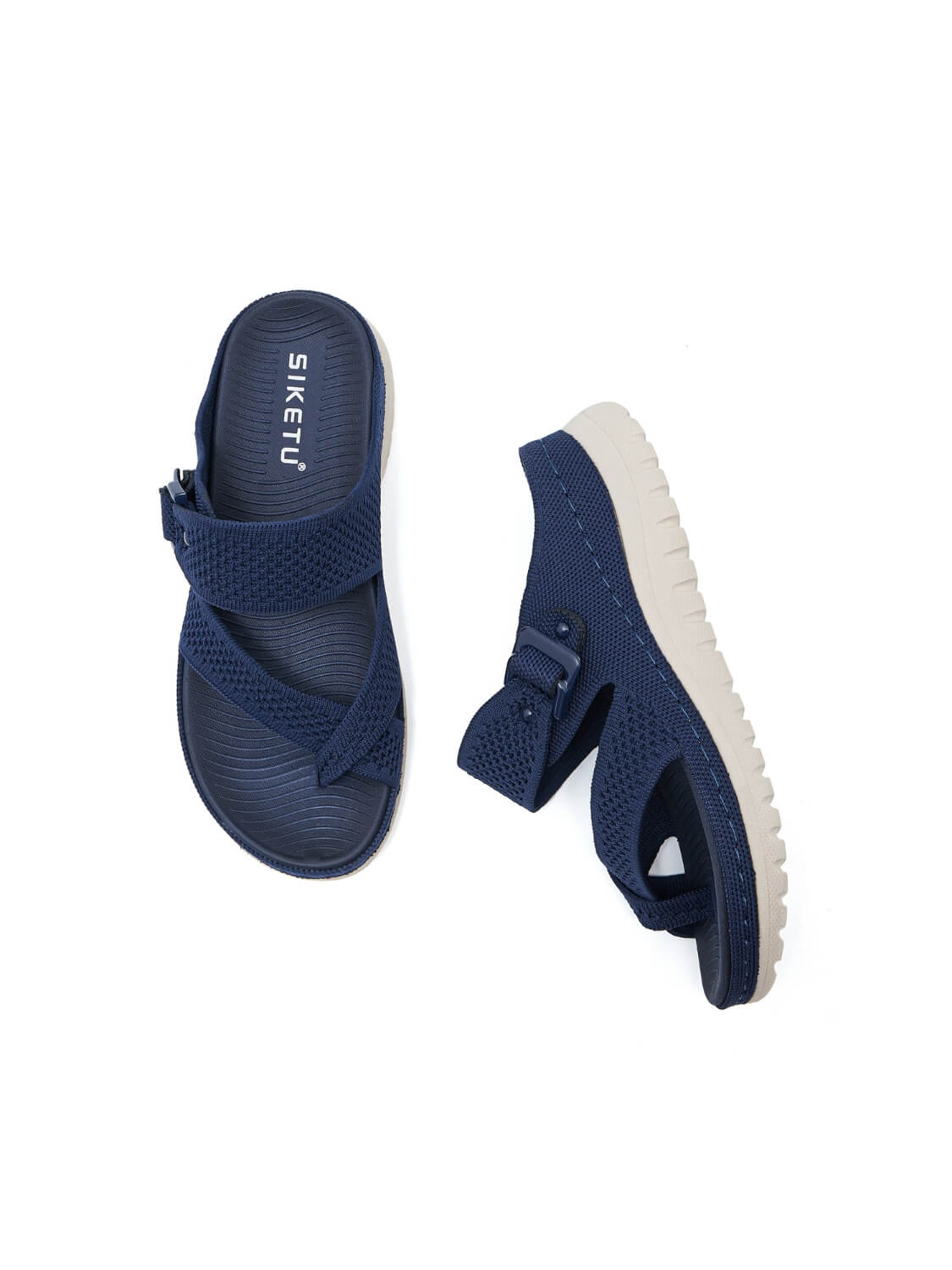 Siketu | Wyona Breathable Cushioned Sandals - navy - Image 5