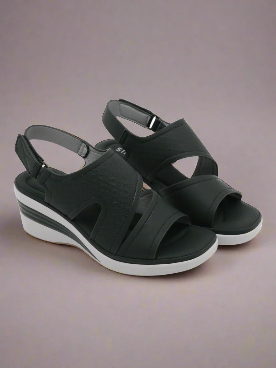 Siketu | Xandria Cushioned Slingback Wedge - Image 8