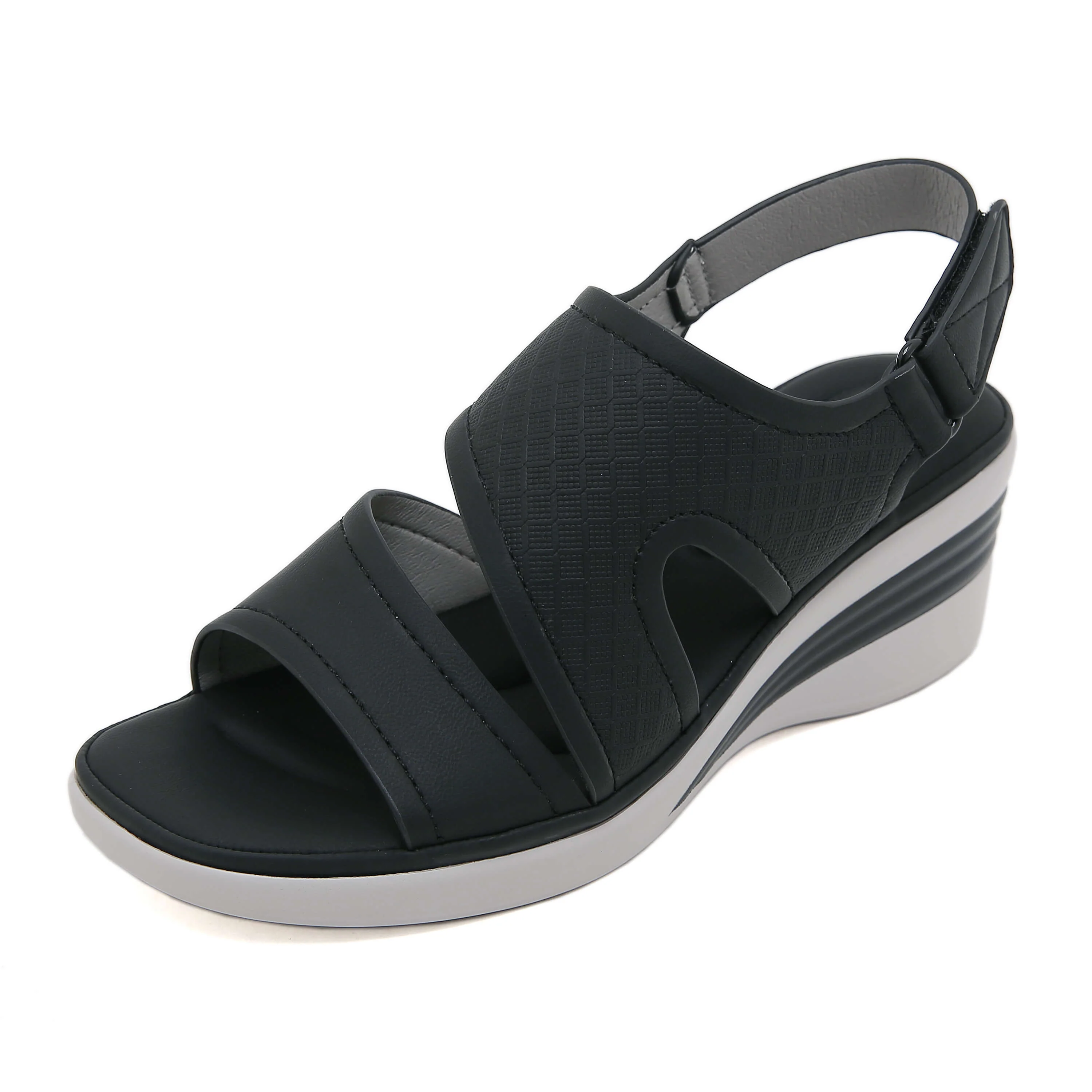 Siketu | Xandria Cushioned Slingback Wedge - Image 9