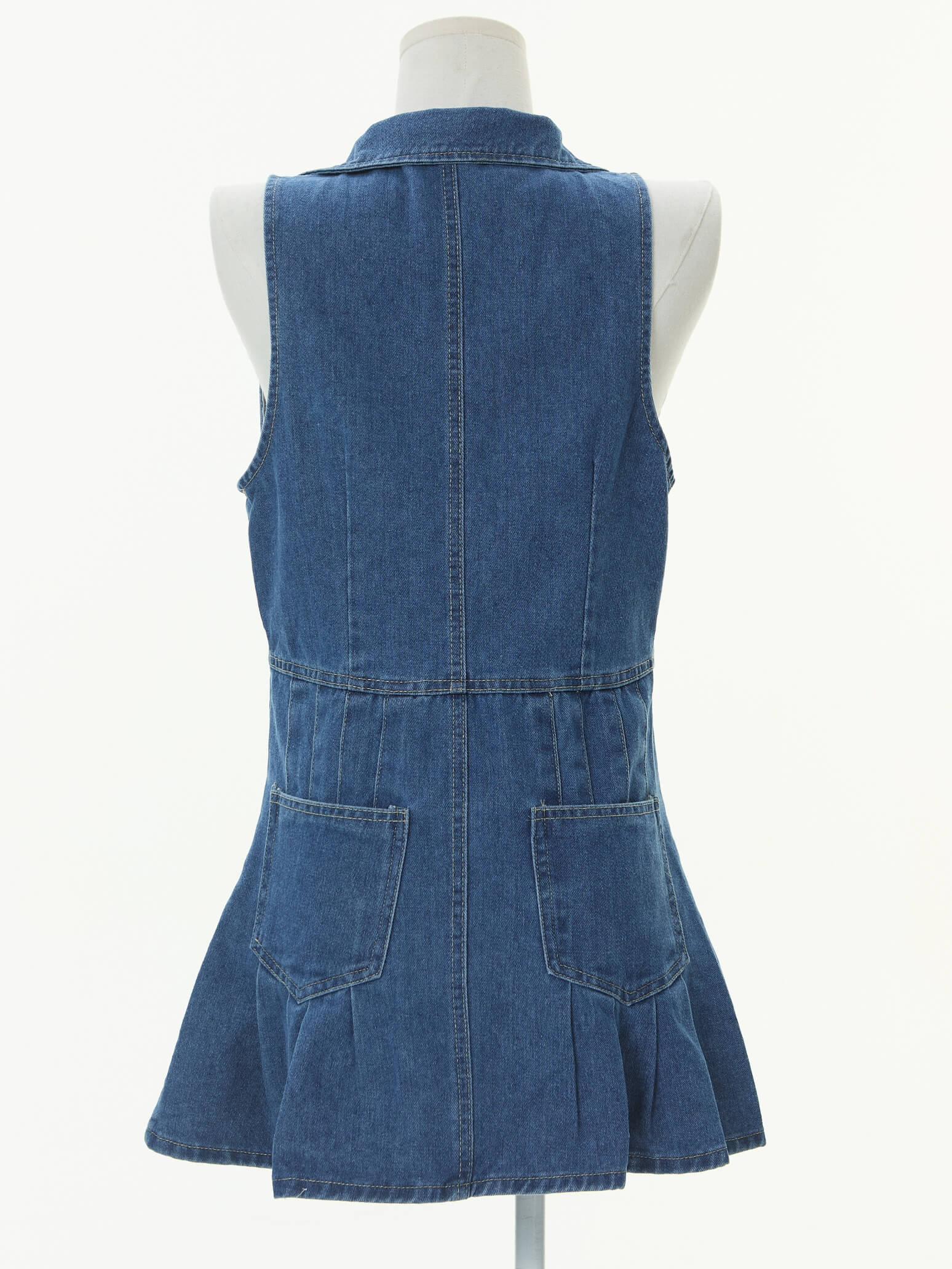 Slow Weekend Denim Mini Dress - Image 7