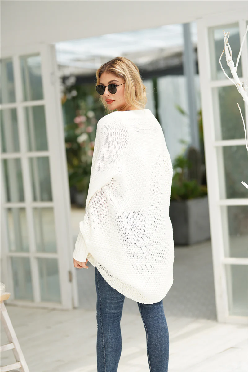 Smaibulun | Cream Batwing Easy On Cardigan - Image 10