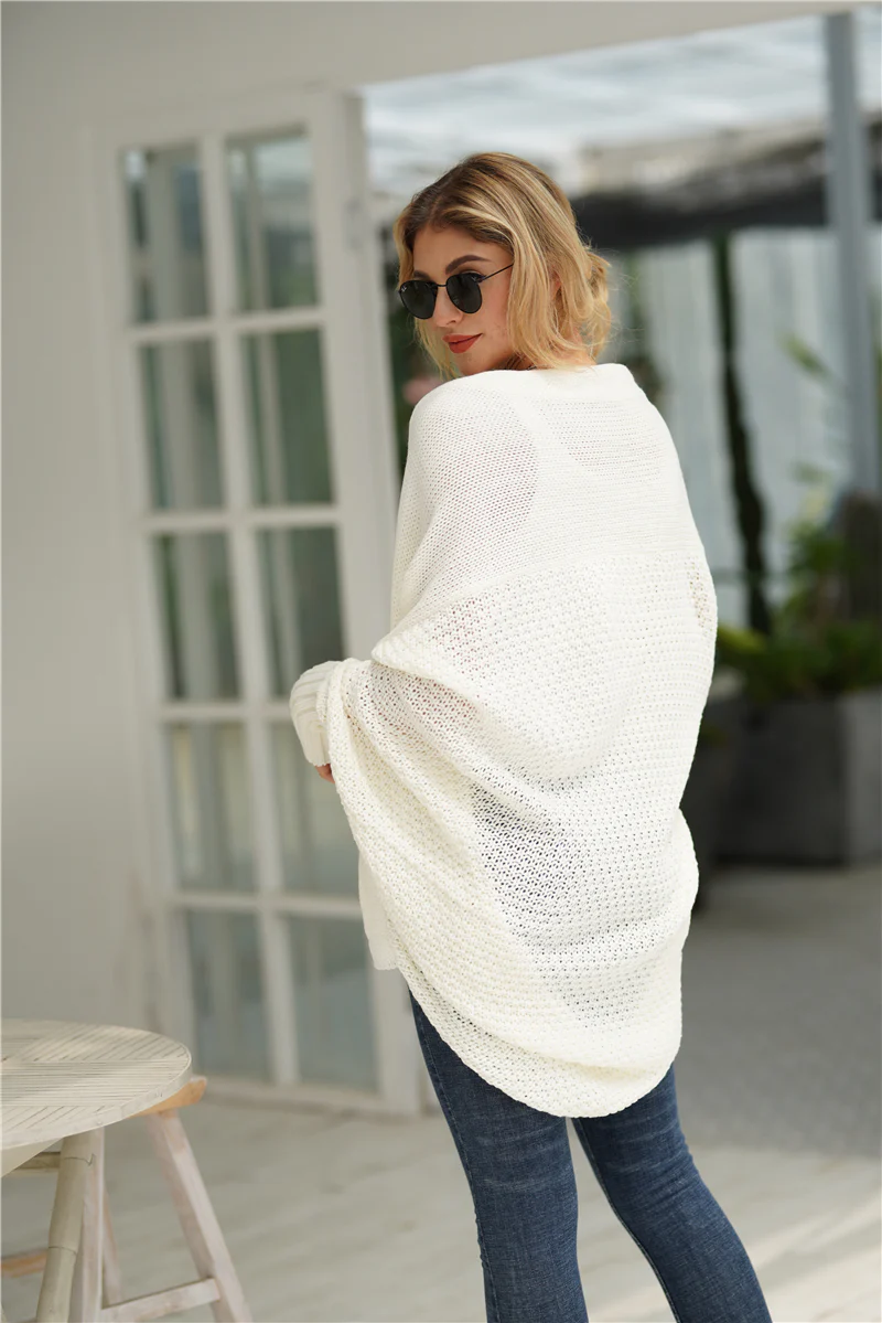 Smaibulun | Cream Batwing Easy On Cardigan - Image 9