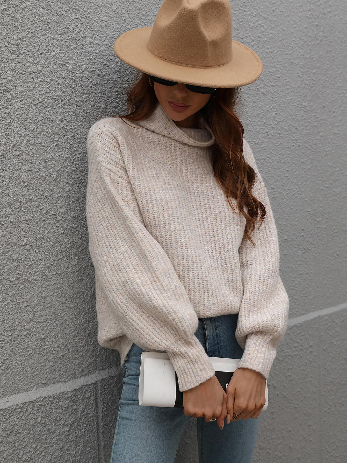 SMAIBULUN DOLL | CHESTER KNIT JUMPER BEIGE - Image 6