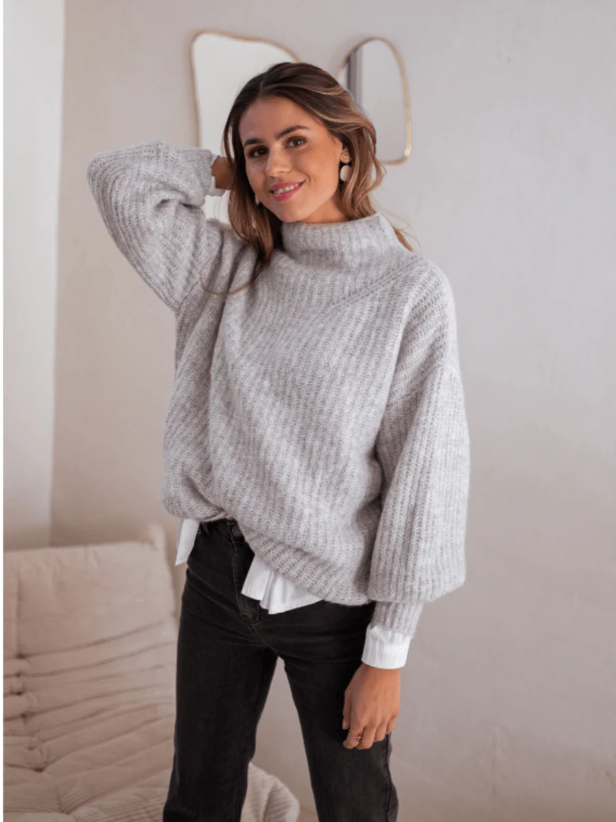 SMAIBULUN DOLL | CHESTER KNIT JUMPER GREY - Image 2