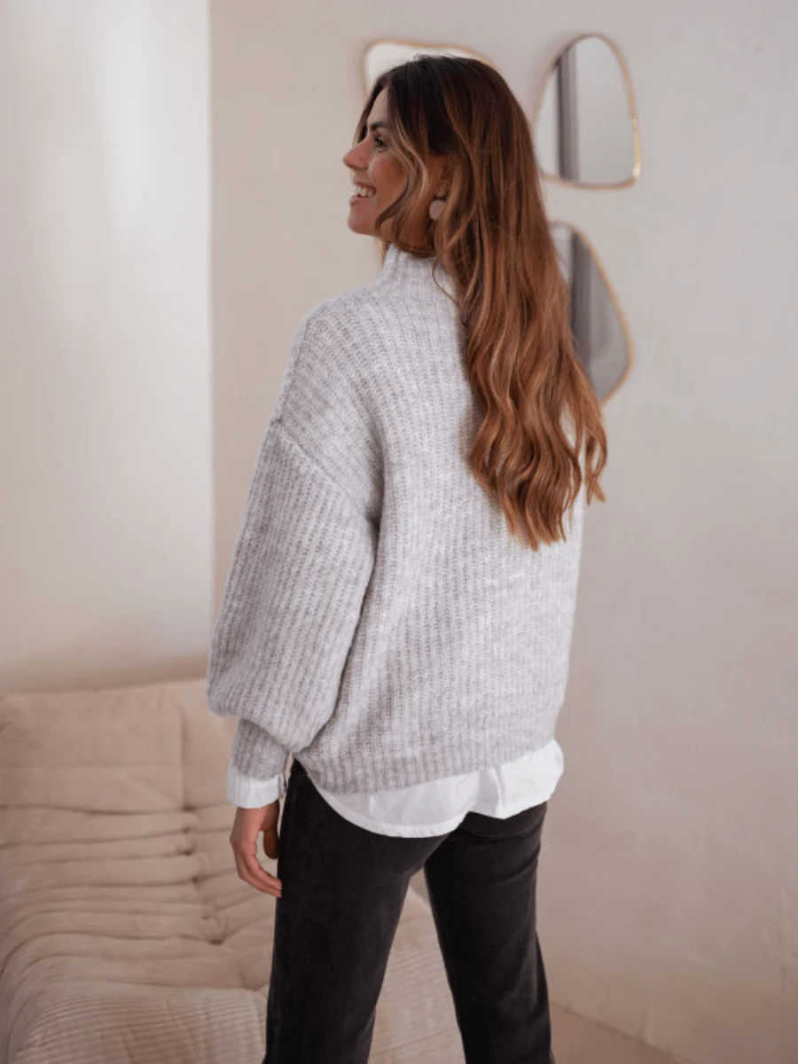 SMAIBULUN DOLL | CHESTER KNIT JUMPER GREY - Image 3