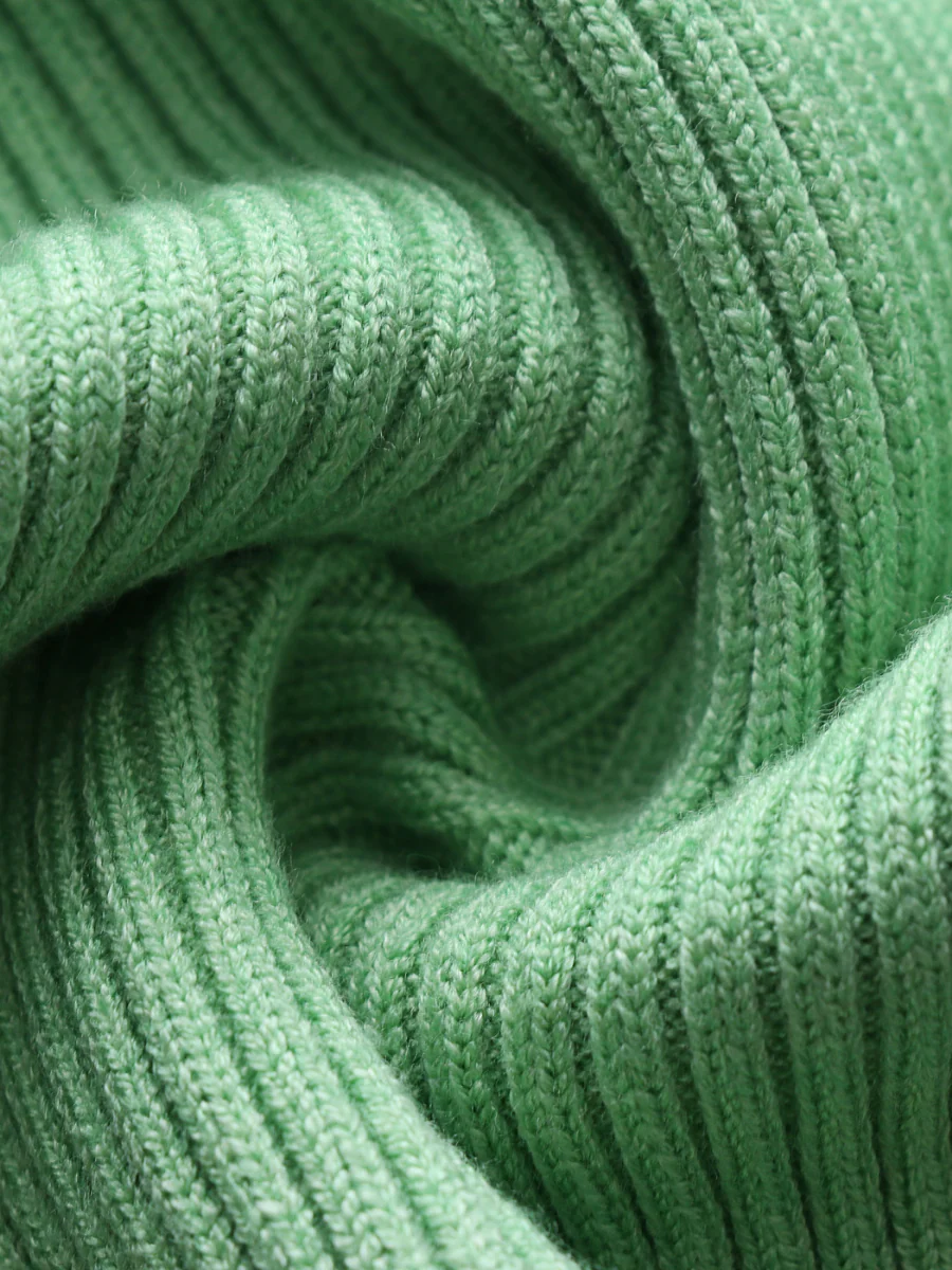 Smaibulun Doll | Low Neck Tie Open Back Knit Dress - Mint - Image 9