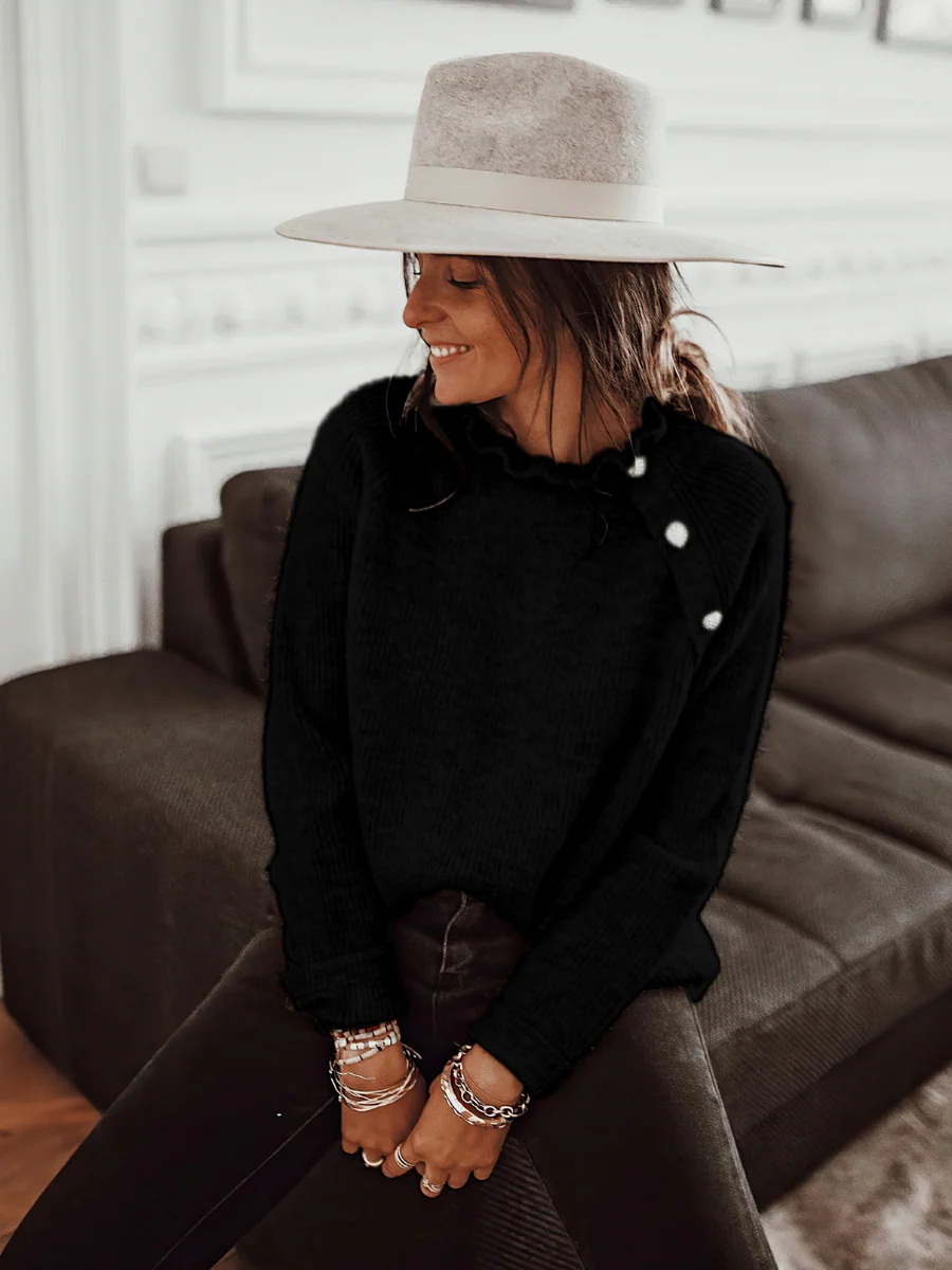 Smaibulun Doll | MAKEDO Black Knit Sweater - Image 2