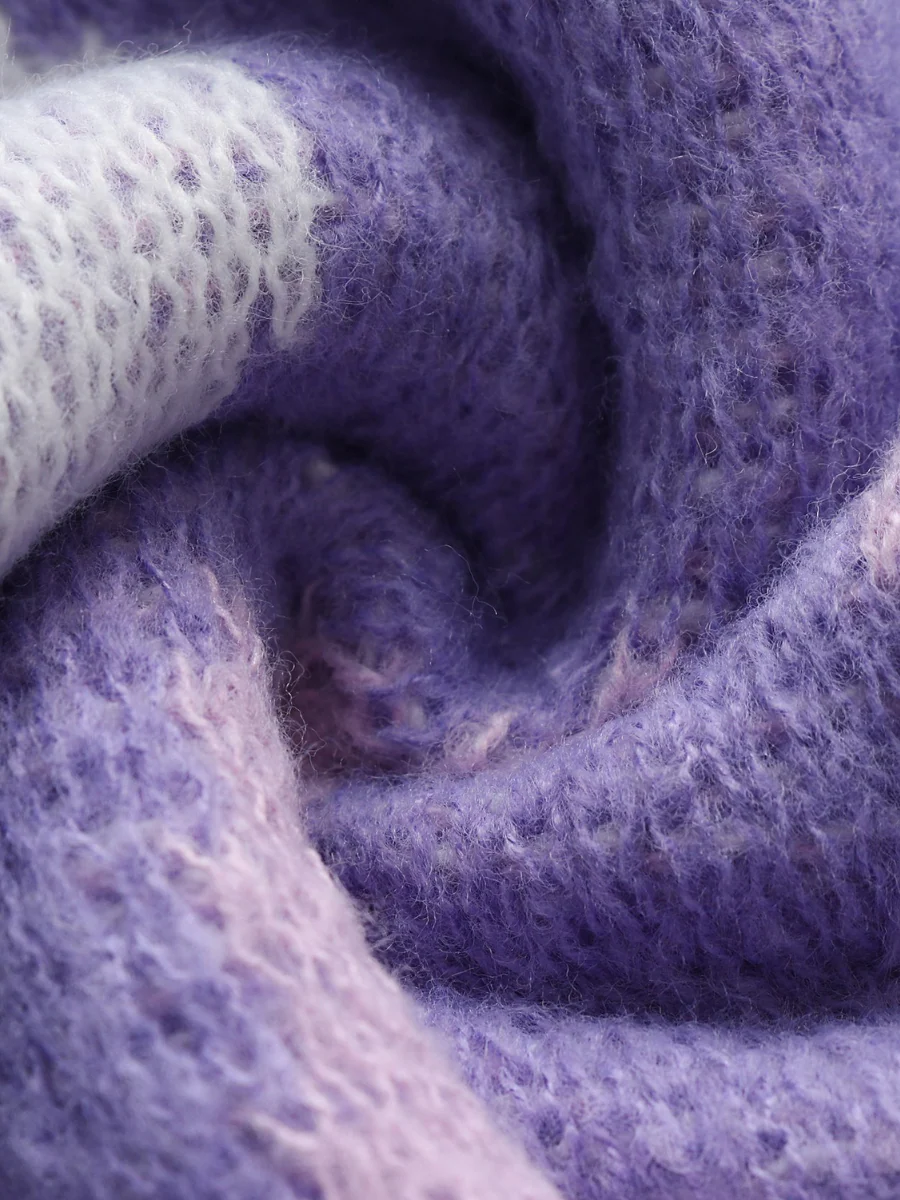 Smaibulun Doll | Purple Flame Cream Knit Sweater - Image 8