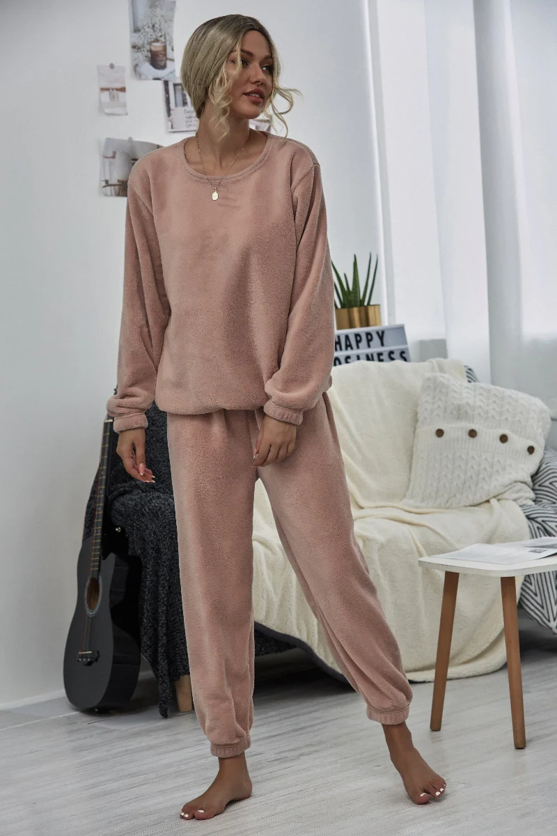 Smaibulun | Dusty Pink Crewneck Sweatshirt & Joggers - Image 6