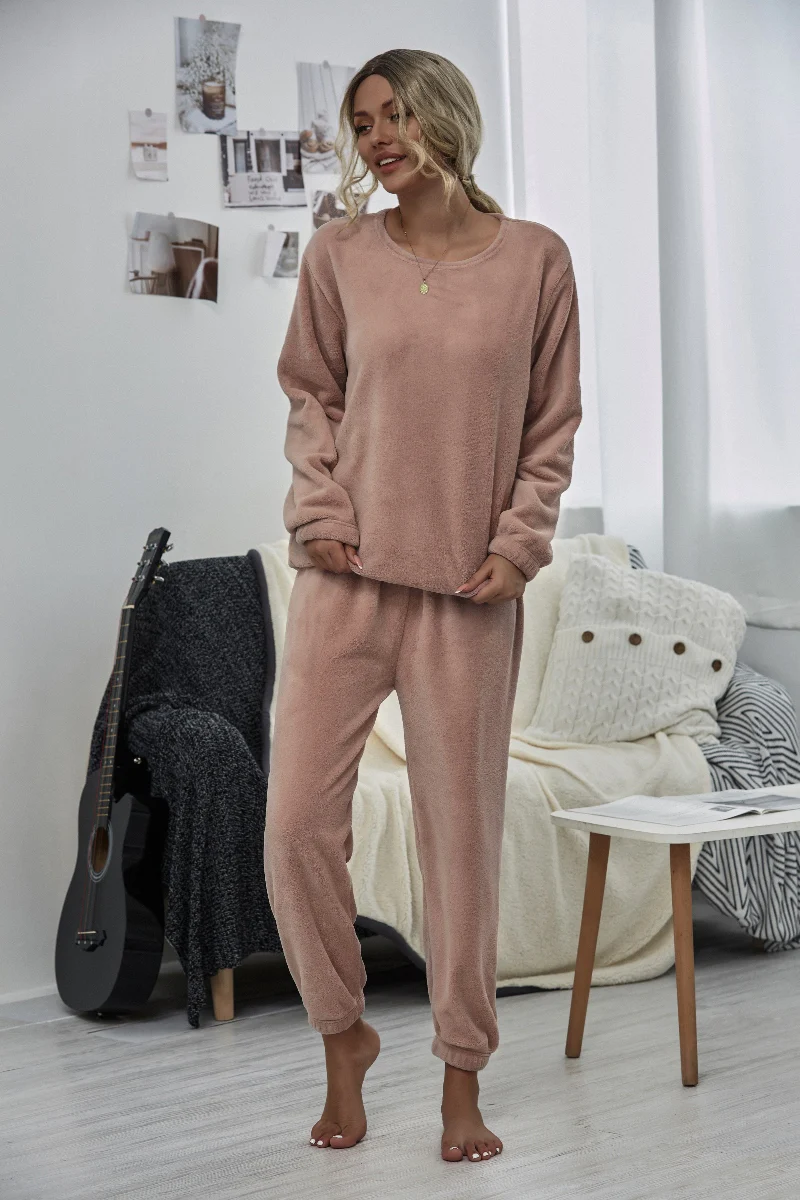 Smaibulun | Dusty Pink Crewneck Sweatshirt & Joggers - Image 7