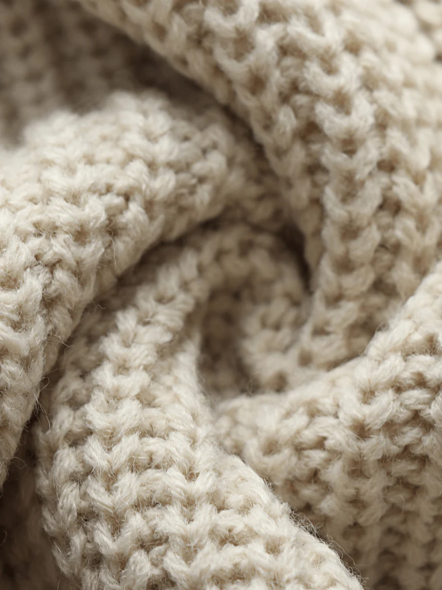 Smaibulun | Front and Back Wearable Knit Cardigan - Beige - Image 7