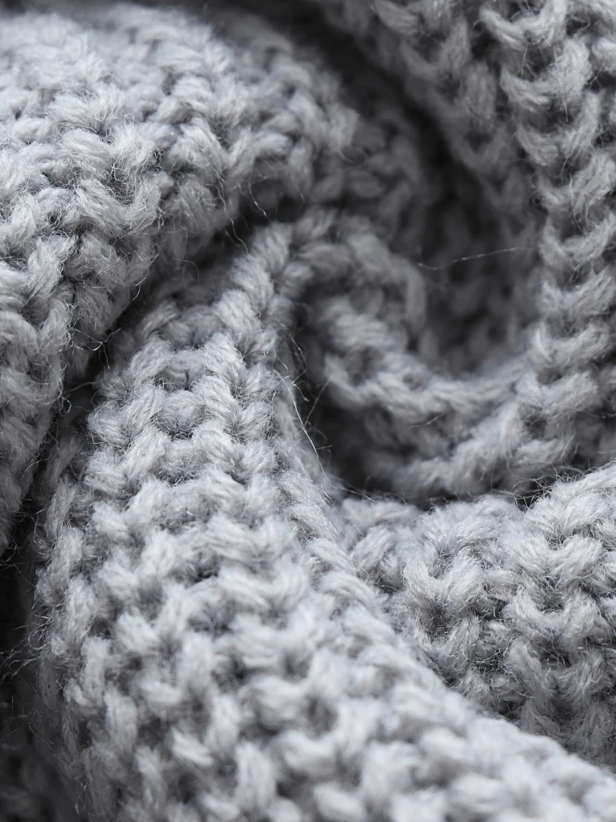 Smaibulun | Front and Back Wearable Knit Cardigan - Grey - Image 8