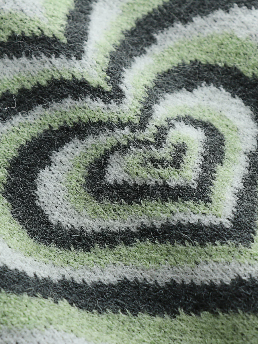 Smaibulun | Green Heart Ring Knit Top - Image 7