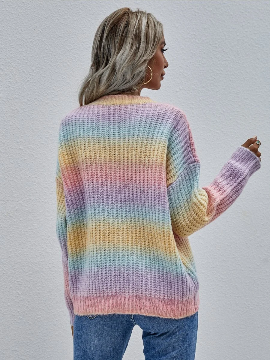 Smaibulun Doll | Lilac Tie-Dye Knit Sweater - Image 4