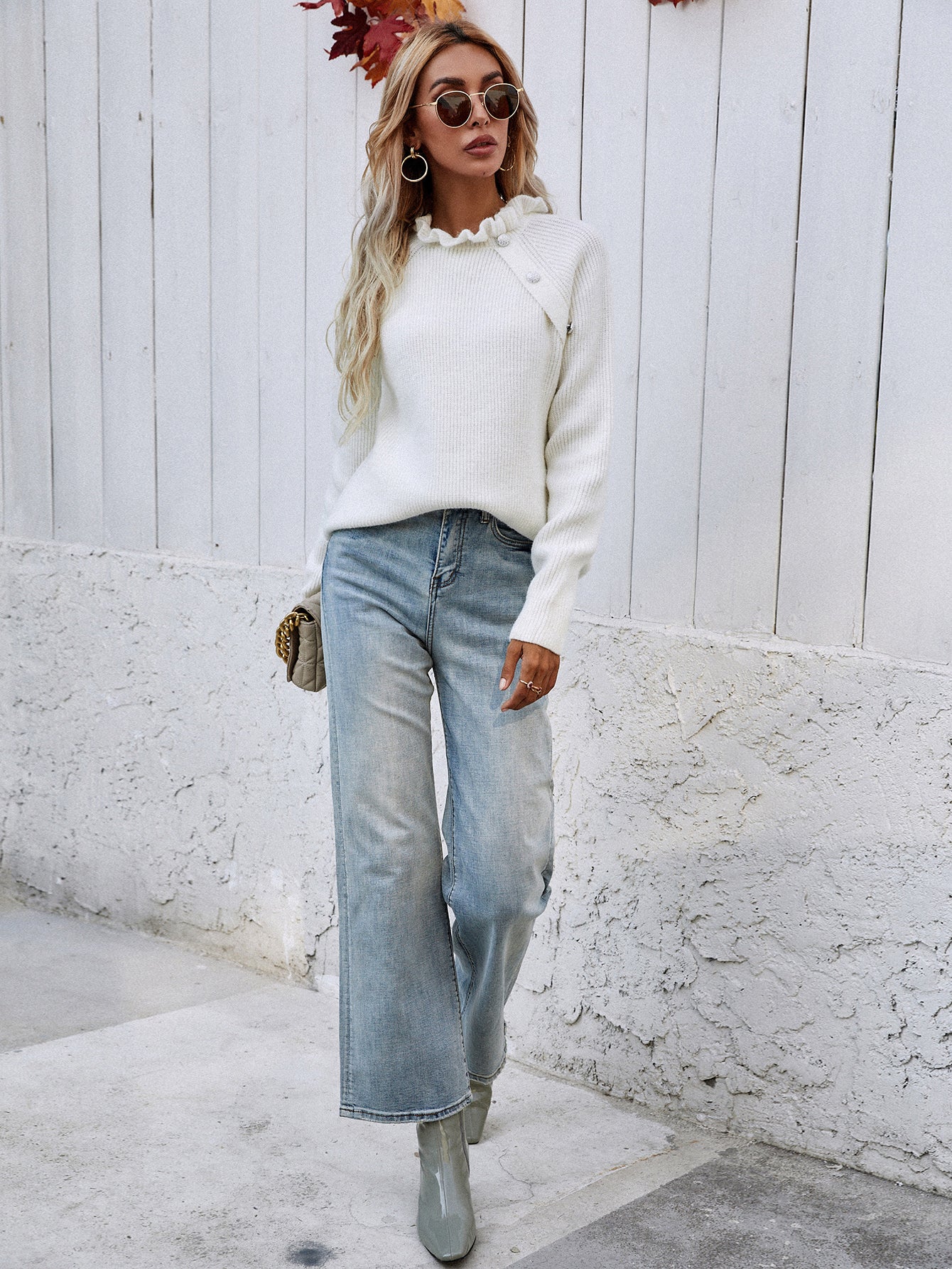 Smaibulun | MAKEDO Cream Knit Sweater