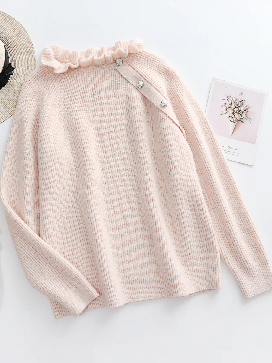 Smaibulun | MAKEDO Pink Knit Sweater