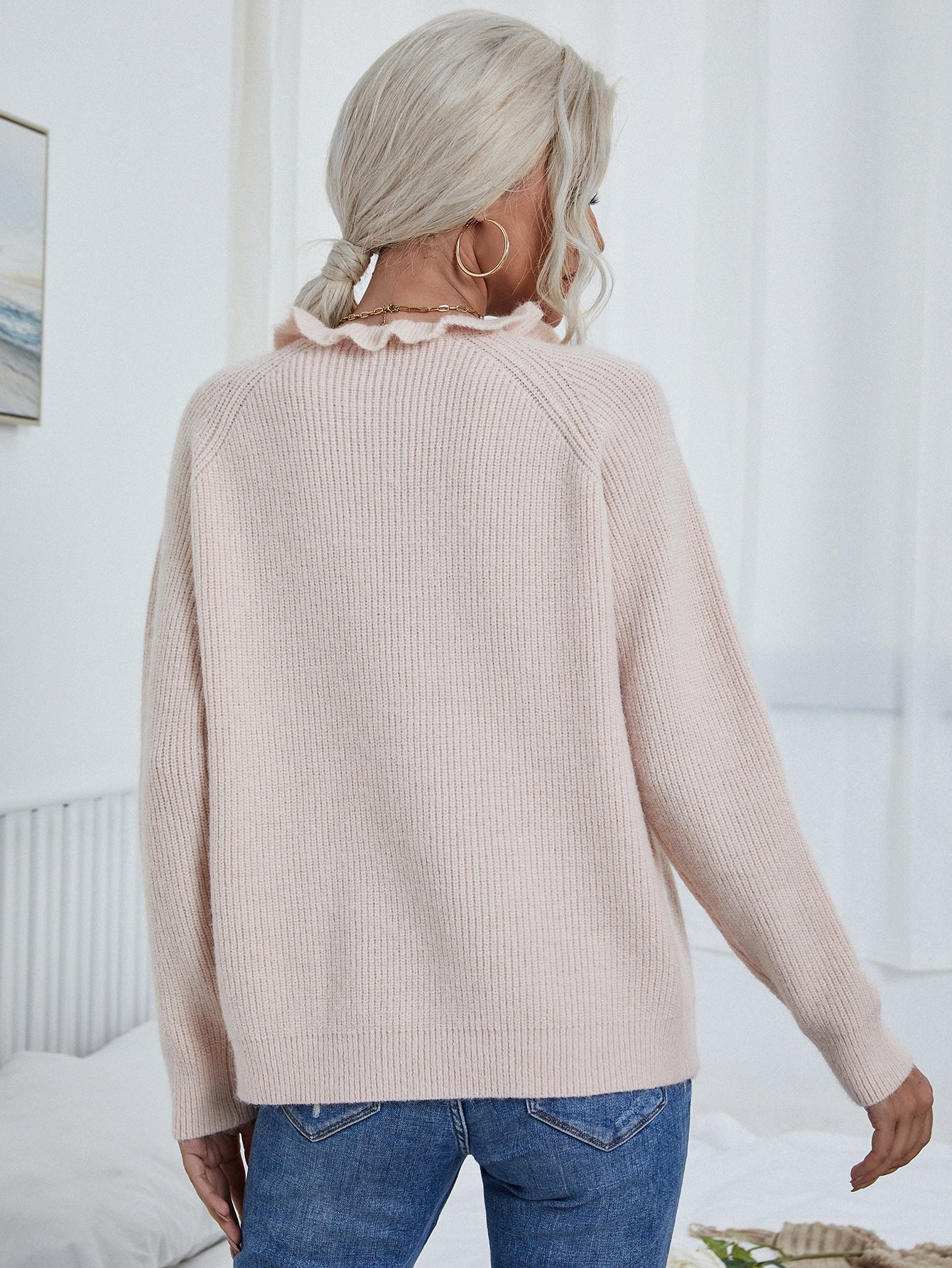 Smaibulun | MAKEDO Pink Knit Sweater - Image 7