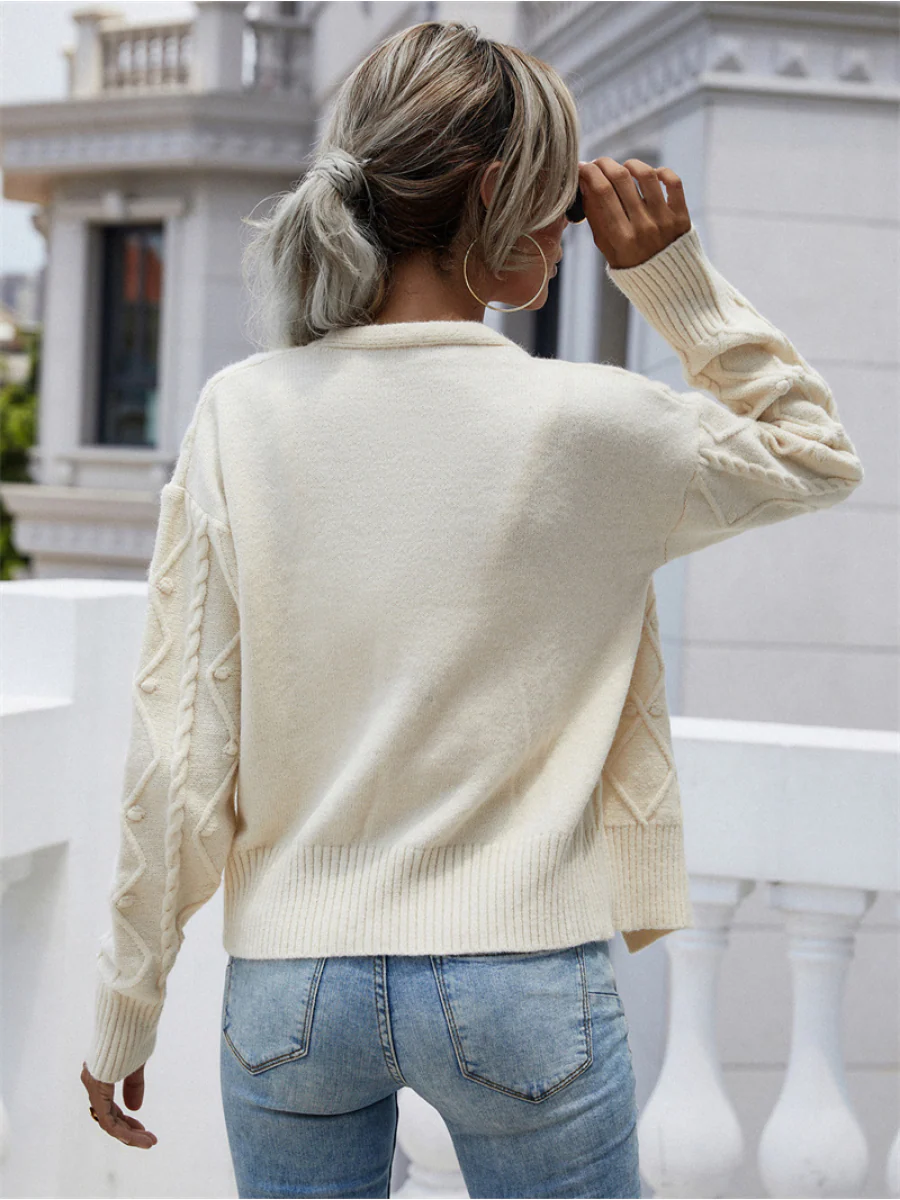 Smaibulun | RACHAELS Knit Cardigan Set - Beige - Image 6