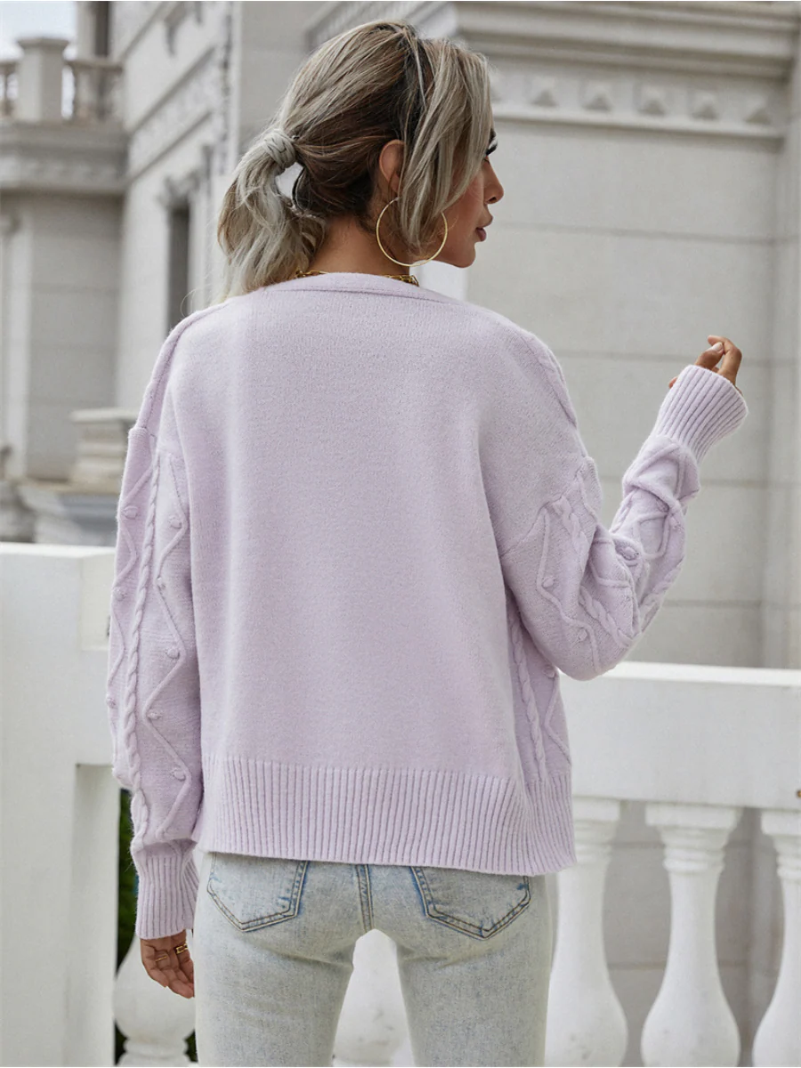 Smaibulun | RACHAELS Knit Cardigan Set - Lavender - Image 6