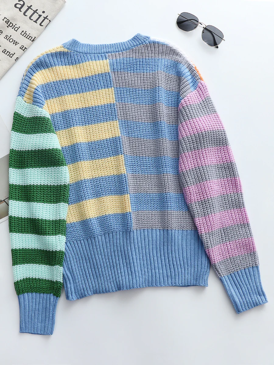 Smaibulun | ROBERTA Stripe Multi Color Knit Top - Image 2