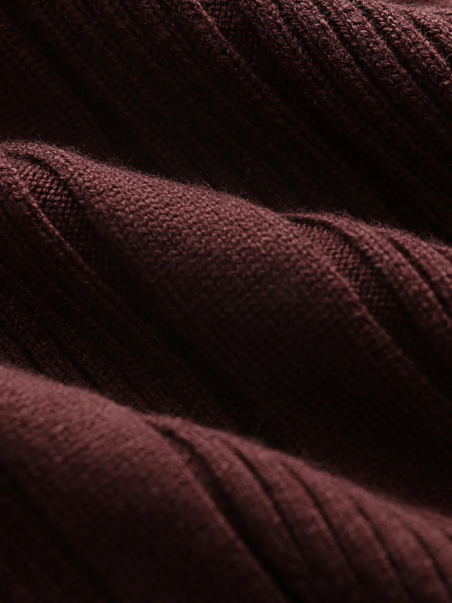 Smaibulun | TAMIA Bell Cuff Knit Shirt Jacket - Chocolate - Image 5