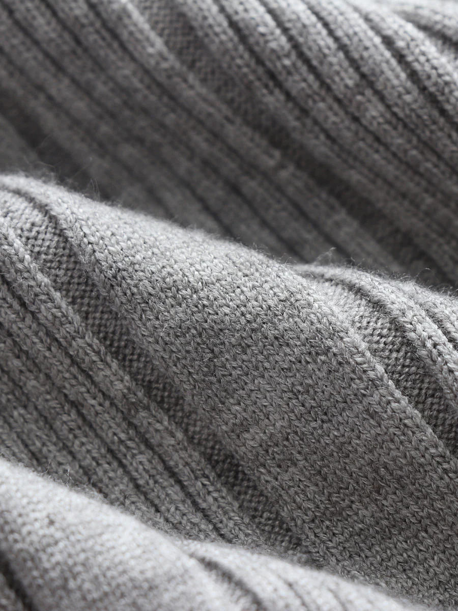Smaibulun | TAMIA Bell Cuff Knit Shirt Jacket - Grey - Image 6