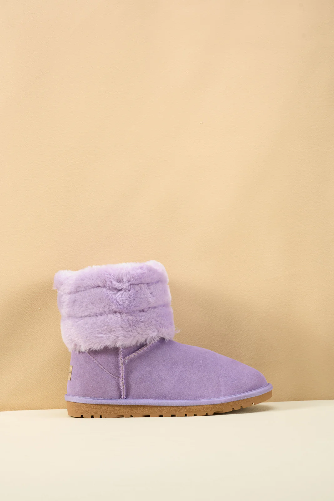 SMAIBULUN Ugg | Adelene Sherpa Woolen Boots - Lavender - Image 10
