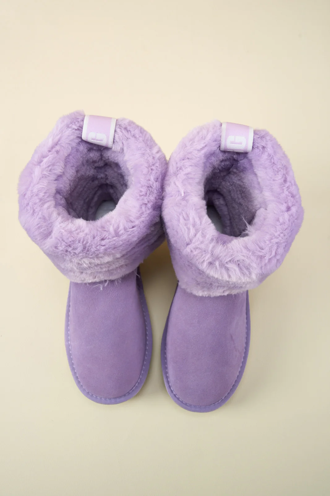 SMAIBULUN Ugg | Adelene Sherpa Woolen Boots - Lavender - Image 12