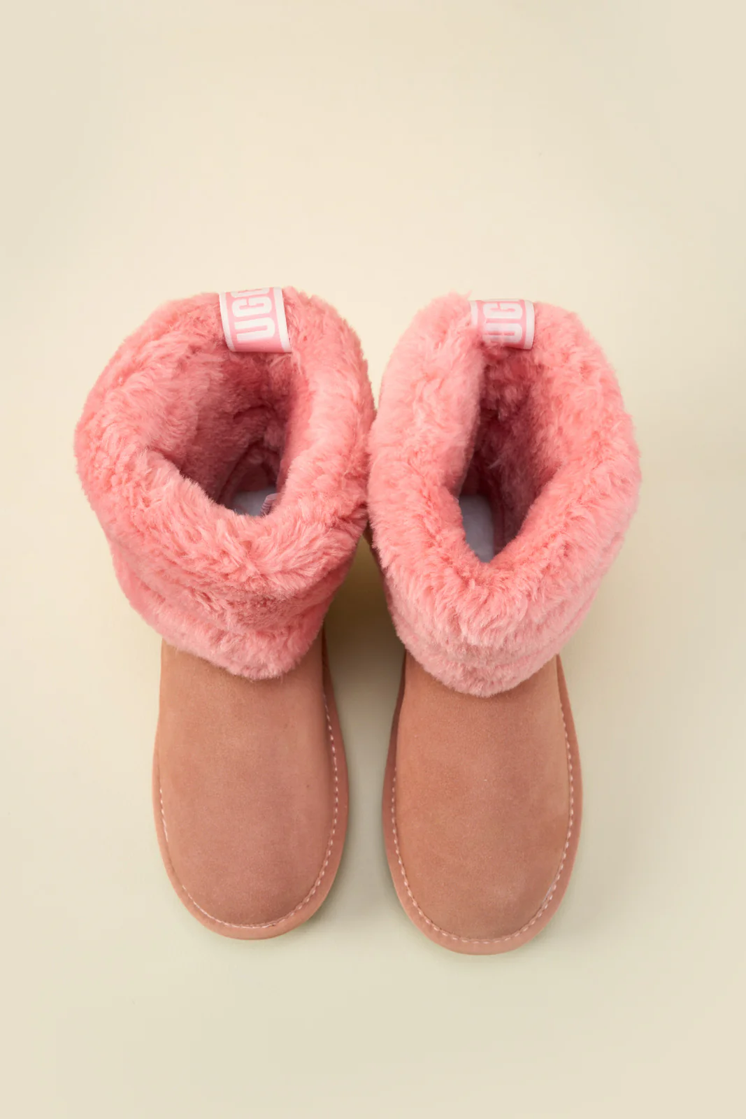 SMAIBULUN Ugg | Adelene Sherpa Woolen Boots - Pink - Image 12