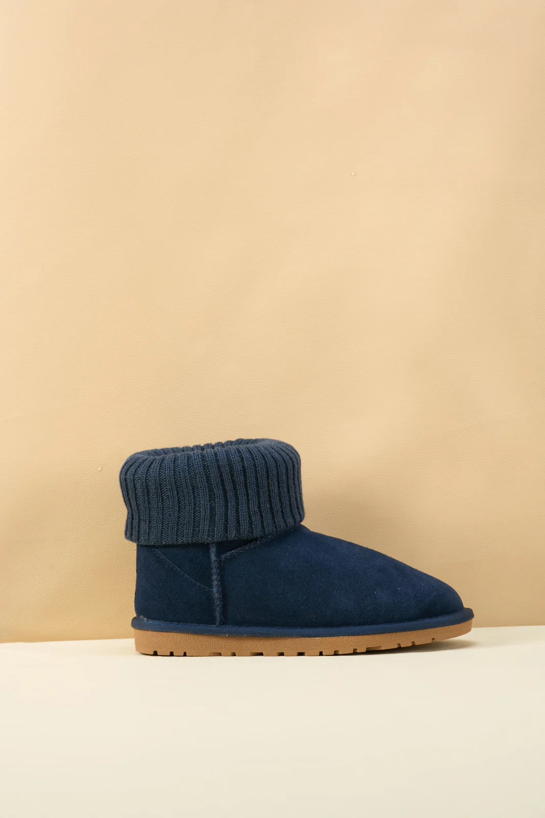SMAIBULUN Ugg | Ankle Knit Stocking Mini Boots - Navy - Image 10