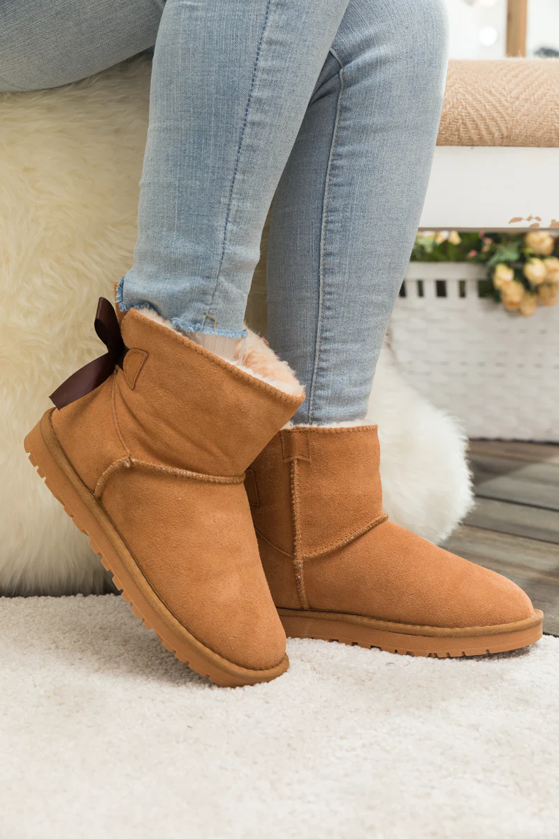 SMAIBULUN Ugg | Bailey Bow Ugg Mini Boots - Chestnut - Image 10