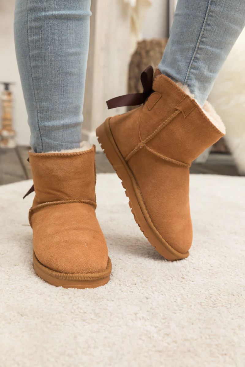 SMAIBULUN Ugg | Bailey Bow Ugg Mini Boots - Chestnut - Image 7