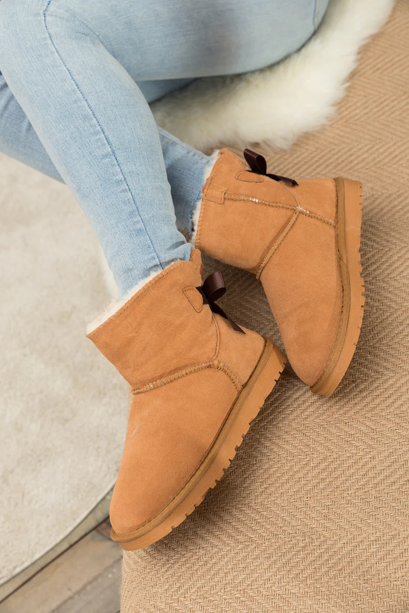 SMAIBULUN Ugg | Bailey Bow Ugg Mini Boots - Chestnut - Image 8