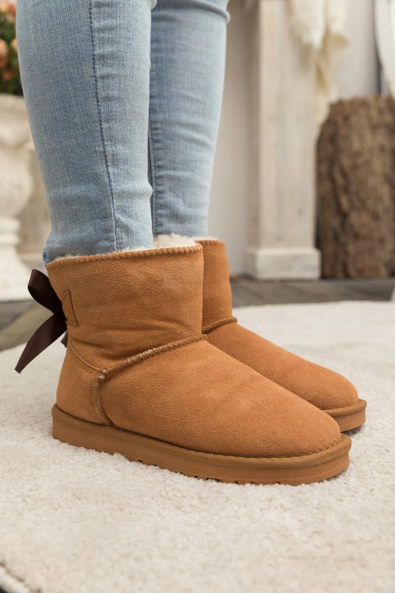 SMAIBULUN Ugg | Bailey Bow Ugg Mini Boots - Chestnut - Image 9