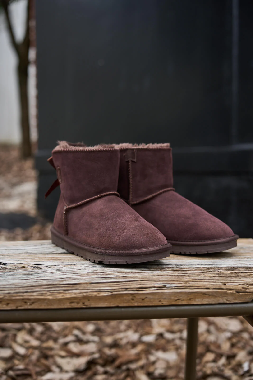SMAIBULUN Ugg | Bailey Bow Ugg Mini Boots - Chocolate - Image 2