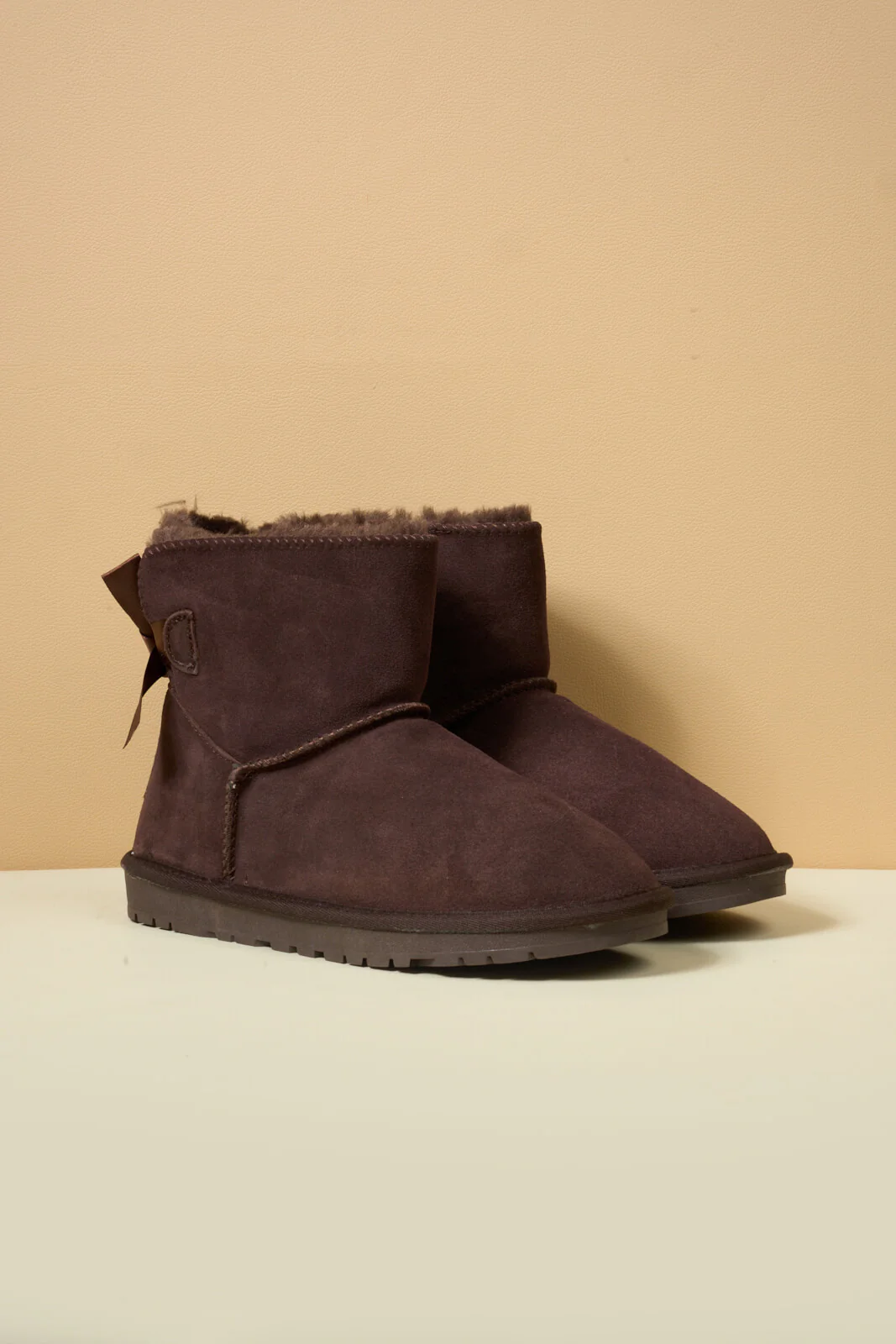 SMAIBULUN Ugg | Bailey Bow Ugg Mini Boots - Chocolate - Image 9