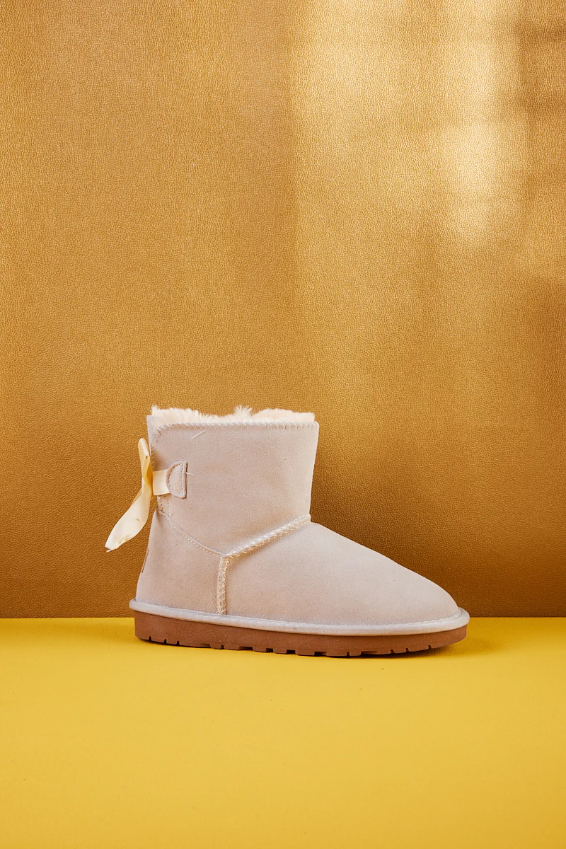 SMAIBULUN Ugg | Bailey Bow Ugg Mini Boots - Cream - Image 12