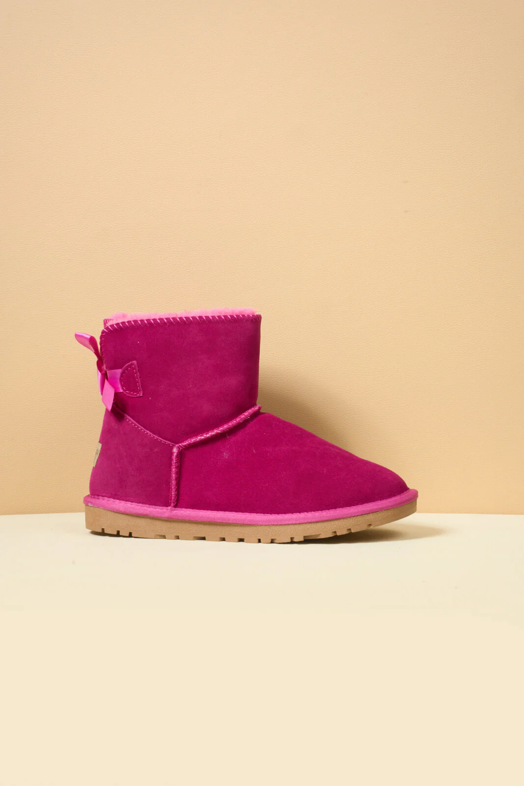 SMAIBULUN Ugg | Bailey Bow Ugg Mini Boots - Fuchsia - Image 12