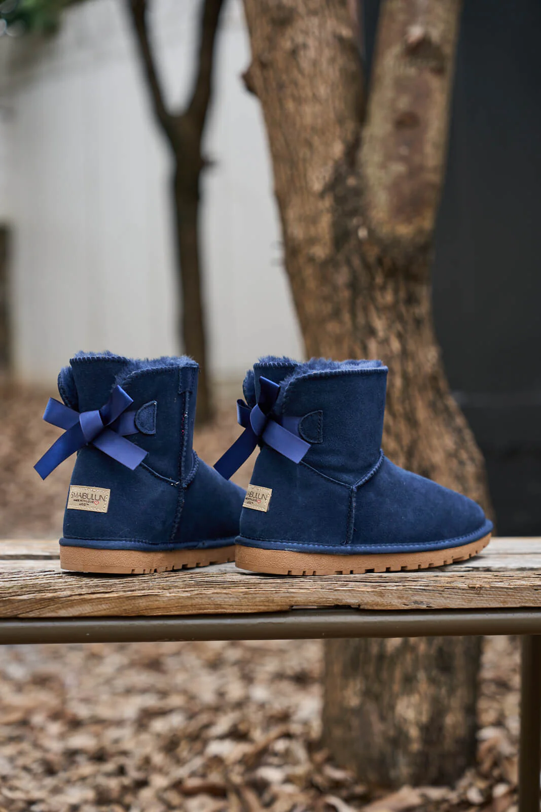 SMAIBULUN Ugg | Bailey Bow Ugg Mini Boots - Navy - Image 10