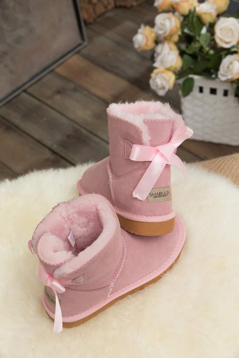 SMAIBULUN Ugg | Bailey Bow Ugg Mini Boots - Pink - Image 7