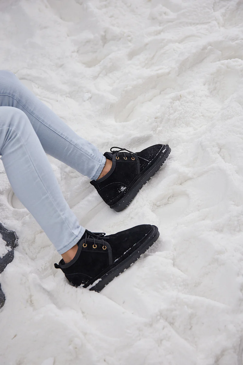 Smaibulun Ugg | Bellman Wool Lined Lace-Up Boots - Black - Image 7