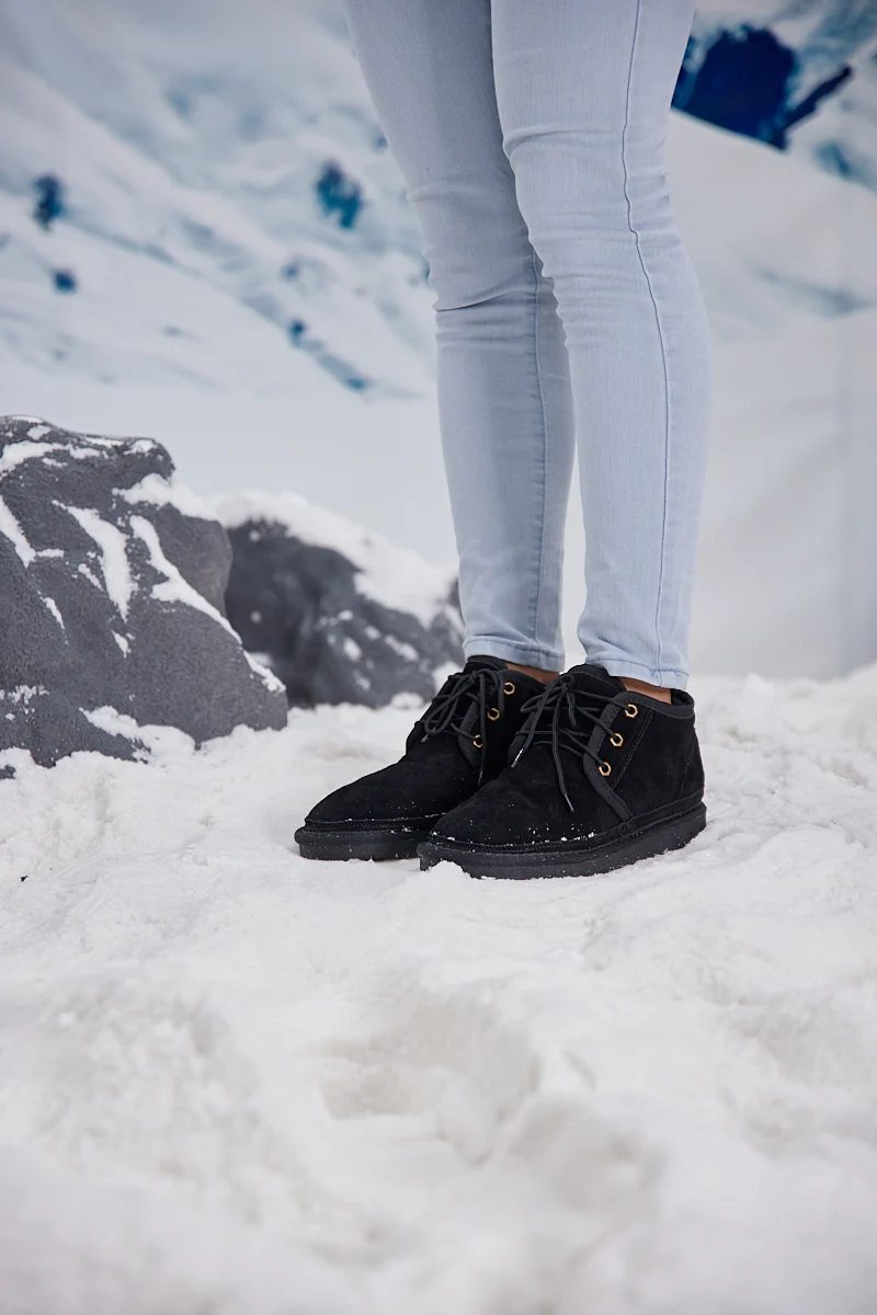 Smaibulun Ugg | Bellman Wool Lined Lace-Up Boots - Black - Image 8