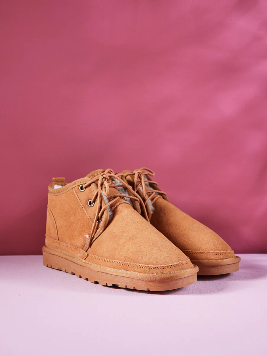Smaibulun Ugg | Bellman Wool Lined Lace-Up Boots - Chestnut - Image 2