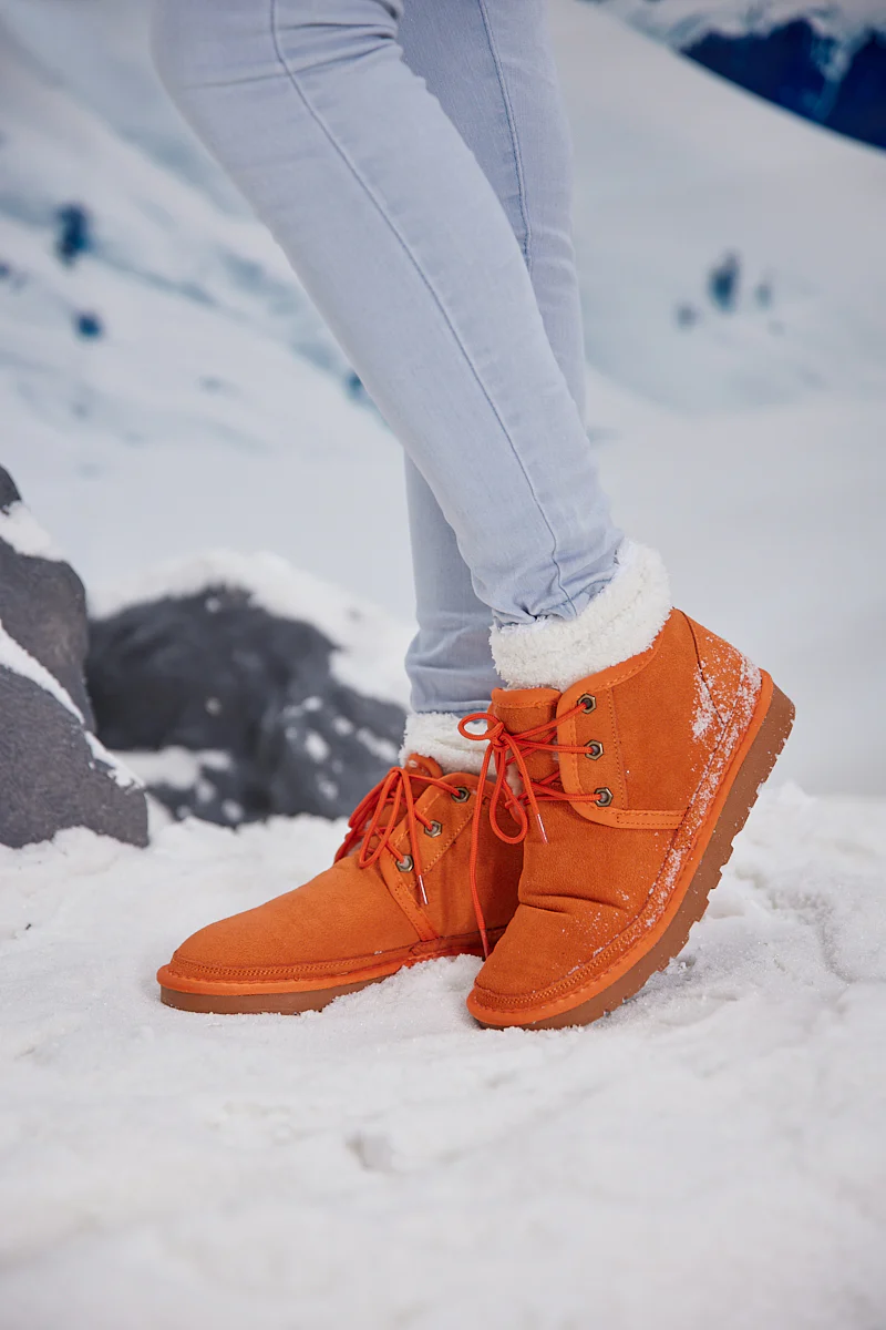 Smaibulun Ugg | Bellman Wool Lined Lace-Up Boots - Orange - Image 2